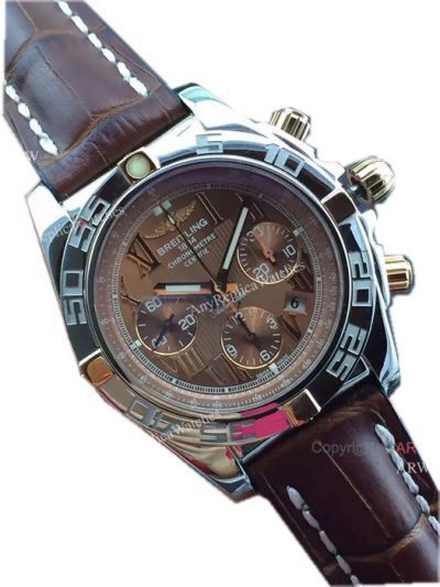Swiss Replica Breitling Chronomat SS Brown Version